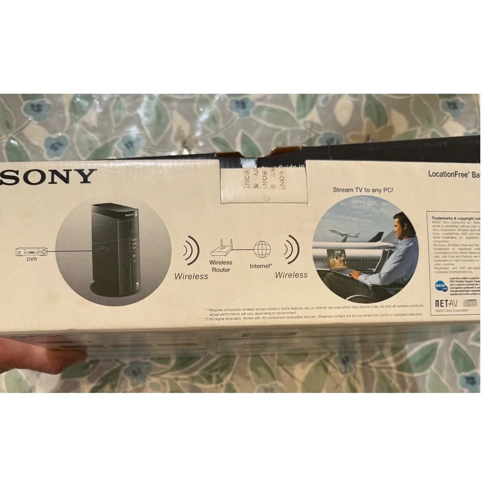 Sony LocationFree Base Station LF-V30 Wireless TV DVR Streamer for PC PSP Black